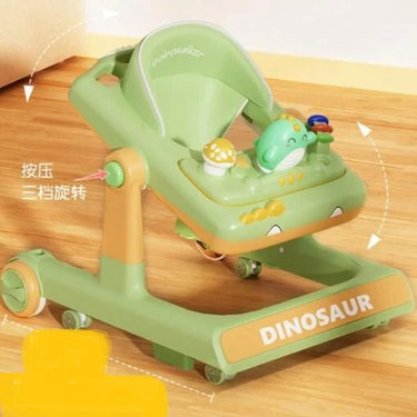 3in1 Multi-functional Dinosaur Baby Walker - Green